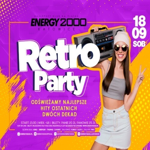 Energy2000 (Katowice) - RETRO PARTY (18.09.2021)
