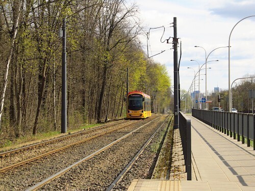 Bielany, ul. Marymoncka. 07.04.2025 r.