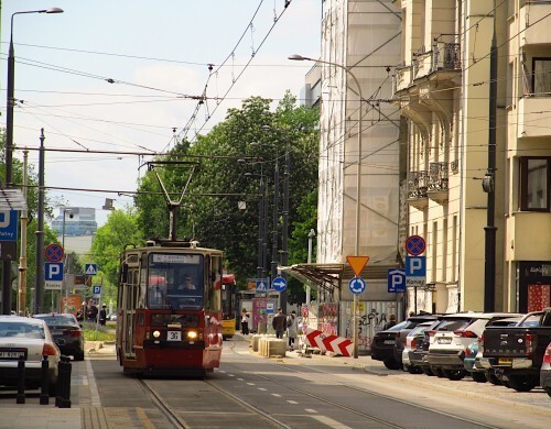 Śródmieście, ul. Nowowiejska. 04.05.2025 r.