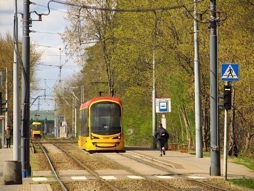 Bielany, ul. Marymoncka. 07.04.2025 r.