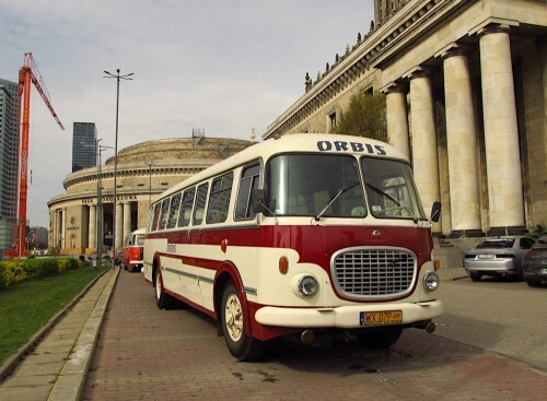 Centrum, ul. Emilii Plater. 09.04.2025 r.