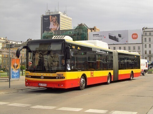 Centrum, ul. Emilii Plater. 09.04.2025 r.