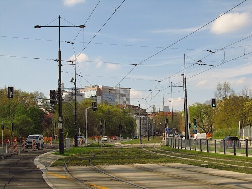 Mokotów, ul. Spacerowa. 16.04.2025 r.