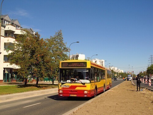 Ursynów, ul. Jana Ciszewskiego. 20.09.2025 r.