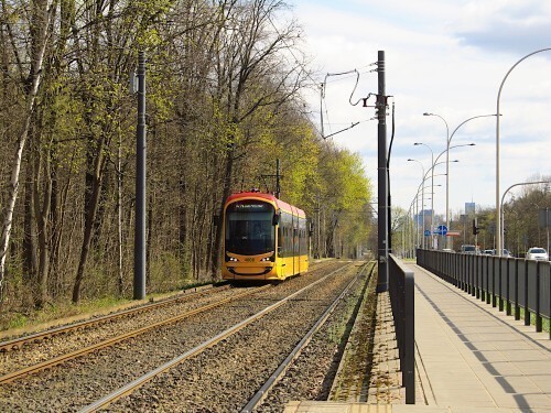 Bielany, ul. Marymoncka. 07.04.2025 r.