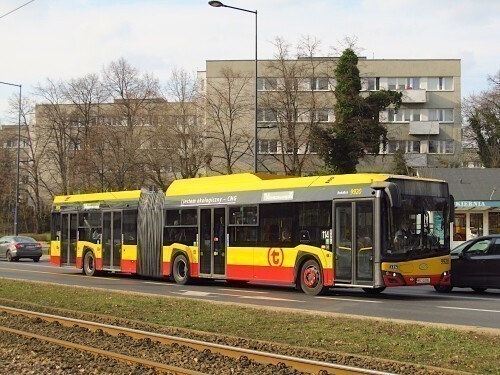 Bielany, ul. Władysława Broniewskiego. 21.03.2025 r.