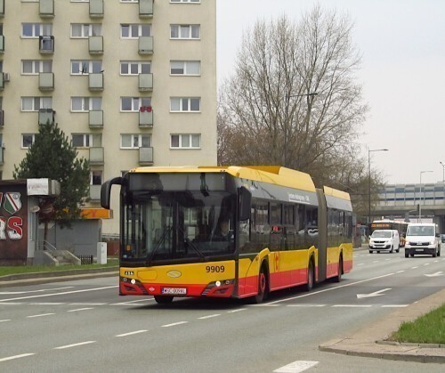 Bielany, ul. Władysława Broniewskiego. 26.03.2025 r.