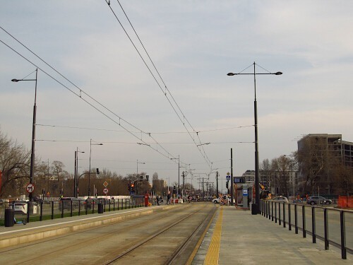 Stegny, ul. Sobieskiego. 10.03.2025 r.