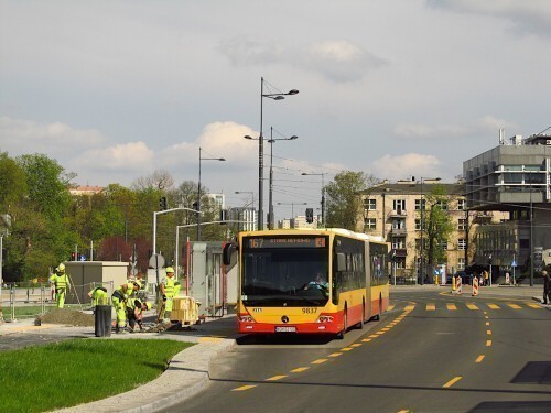 Mokotów, ul. Spacerowa. 16.04.2025 r.
